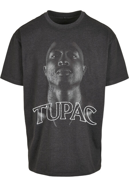 Mr. Tee Tupac Up Oversize Tee charcoal - L