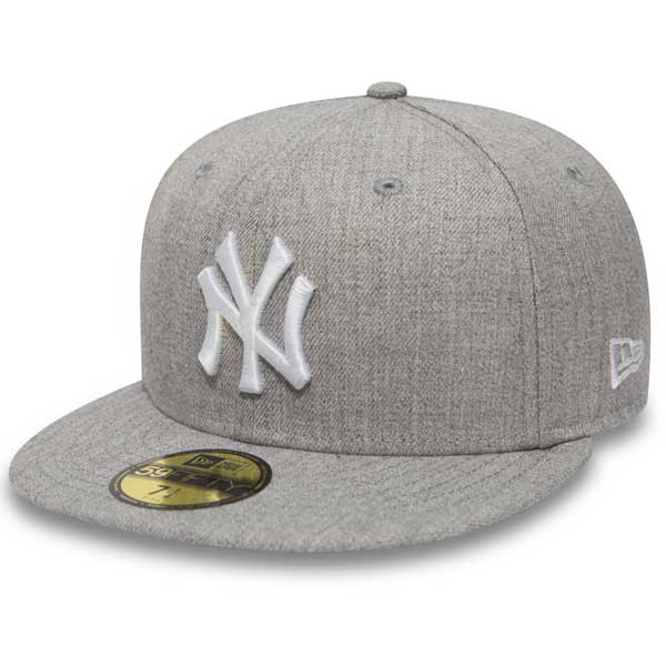 Šiltovka New Era 59Fifty Essential New York Yankees Heather Grey cap - 7 1/4