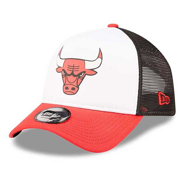 E-shop šiltovka New Era 940 Af Trucker NBA Team Clear Black Chicago Bulls cap White Black Red - UNI