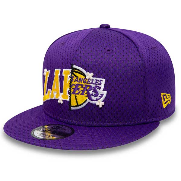 E-shop šiltovka New Era 9Fifty Half Stitch LA Lakers Purple Snapback Cap Snapback Cap - S/M
