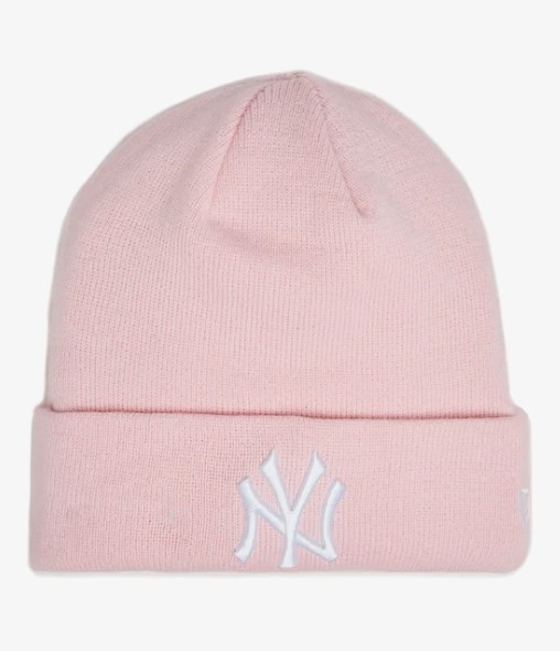 E-shop Zimná čapica New Era Essential Knit Cuff Beanie NY Yankees Pink - UNI