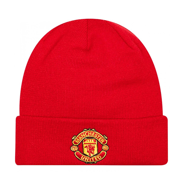 E-shop Zimná čapica New Era Manchester United Essential Cuff Knit Red - UNI