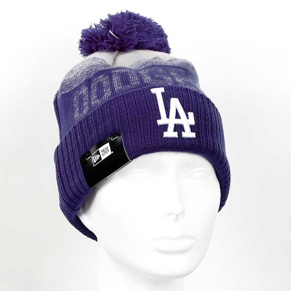 E-shop Zimná čapica New Era MLB Sport 2 Cuff LA Dodgers Knit Blue - UNI