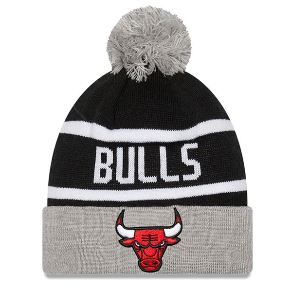 E-shop Detská zimná čapica New Era NBA Chicago Bulls Kids Black Beanie - Child