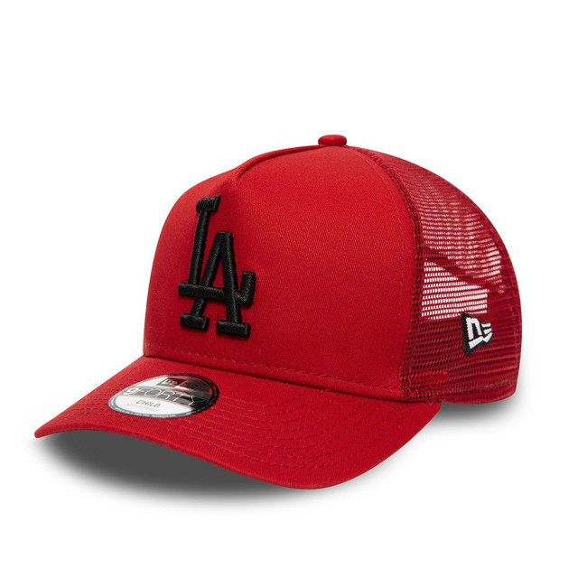 Detská čapica New Era Youth 9Forty AF Trucker MLB LA Dodgers Essential League Red - Youth