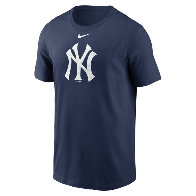 Nike T-shirt Men\'s Fuse Large Logo Cotton Tee New York Yankees midnight navy - 2XL