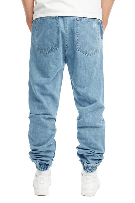 Pants Mass Denim Joggers Jeans Sneaker Fit Signature 2.0 light blue - W 30