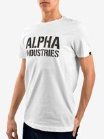 Pánske tričko Alpha Industries Camo Print Tee White