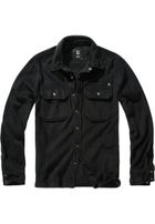 Brandit Jeff Fleece Shirt Long Sleeve black