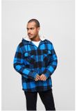 Brandit Lumberjacket Hooded black/blue