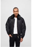 Brandit MA2 Jacket Fur Collar black