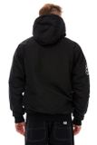 Mass Denim Jacket Club Hooded black