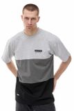 Mass Denim Zone T-shirt heather grey/black