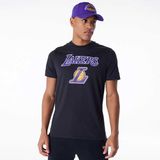 Pánske tričko New Era LA Lakers NBA Regular T-Shirt Black
