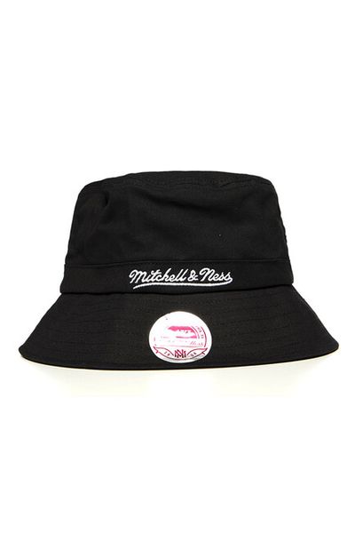 Mitchell & Ness Branded Bucket Hat black