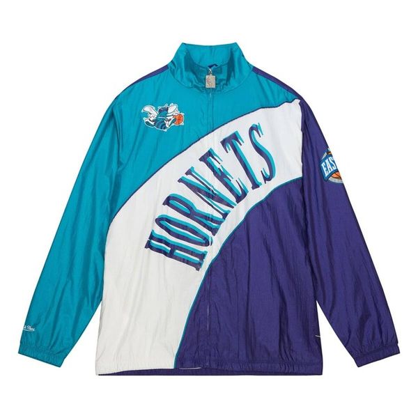 Mitchell & Ness Charlotte Hornets Arched Retro Lined Windbreaker multi/white