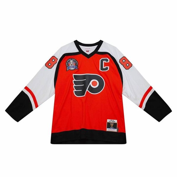 Mitchell & Ness Philadelphia Flyers #88 Eric Lindros NHL Dark Jersey orange