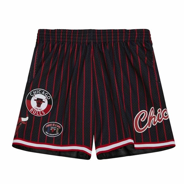 Mitchell & Ness shorts Chicago Bulls City Collection Mesh Short black/red