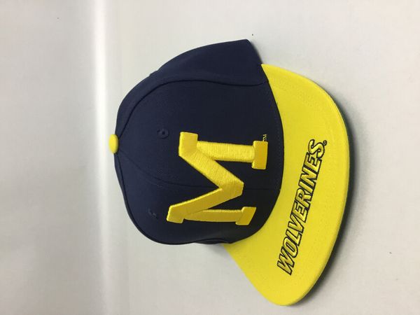 Mitchell & Ness snapback Michigan Wolverines NCAA Logo Bill Snapback navy/yellow