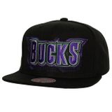 Mitchell & Ness snapback Milwaukee Bucks Big Face 7.0 Snapback black