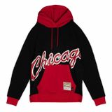 Mitchell & Ness sweatshirt Chicago Bulls Big Face Hoodie 5.0 black/red