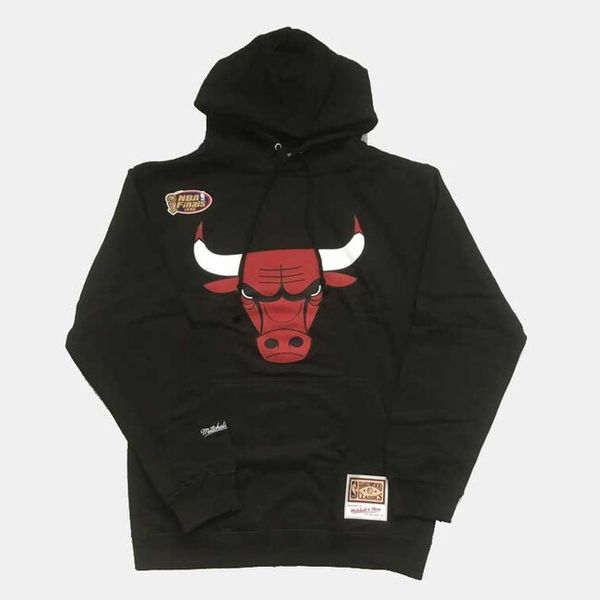 Mitchell & Ness sweatshirt Chicago Bulls NBA Team Logo Hoody black ...