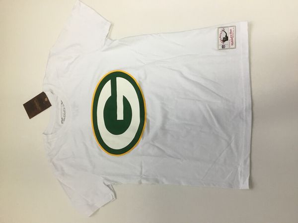 Mitchell & Ness T-shirt Green Bay Packers Team Logo Tee white