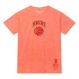 Mitchell & Ness T-shirt New York Knicks Golden Hour Glaze SS Tee orange