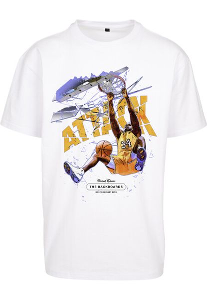 Mr. Tee Attack Player Oversize Tee white