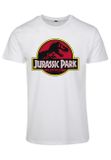 Mr. Tee Jurassic Park Logo Tee white