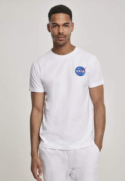 Mr. Tee NASA Logo Embroidery Tee white