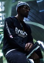 Mr. Tee NASA US Crewneck black