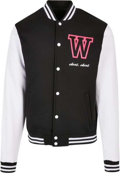 Mr. Tee Wonderful College Jacket blk/wht