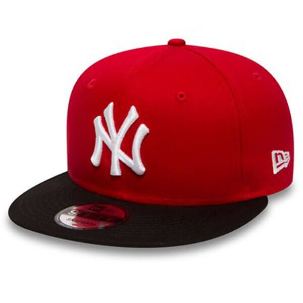 New Era 9Fifty Cotton Block NY Yankees Snapback Red