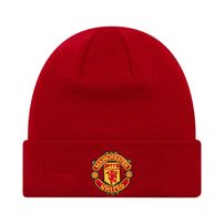 Detská zimná čapica New Era Manchester United FC Youth Red Cuff Knit Beanie