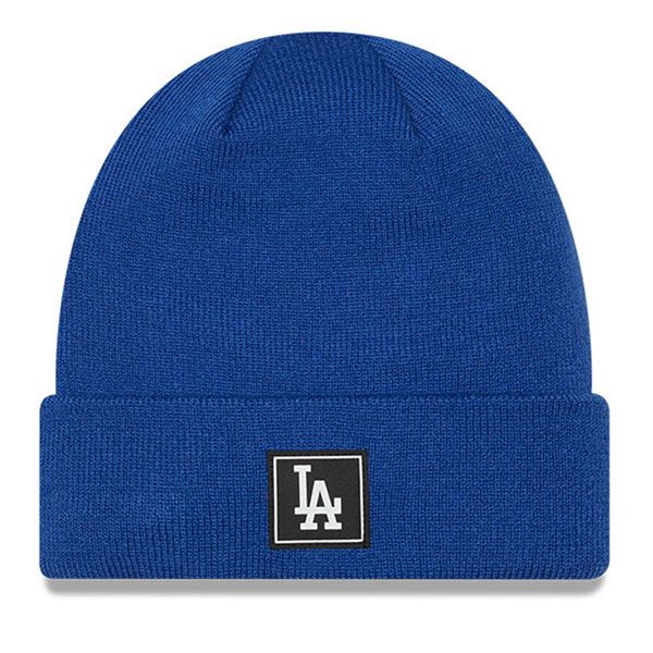 Zimná Čapica NEW ERA MLB LA Dodgers Front Door Blue Cuff Beanie
