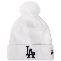 Dámska čapica New Era MLB WMNS Bobble Knit LA Dodgers White