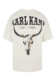 T-shirt Karl Kani Small Signature Washed Heavy Jersey Skull Tee off white