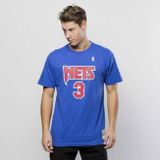 T-shirt Mitchell & Ness New Jersey Nets # 3 Drazen Petrovic Name & Number Tee royal