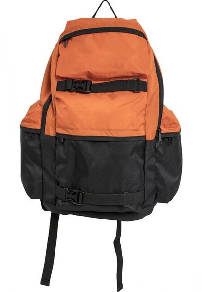 Urban Classics Backpack Colourblocking vibrantorange/black