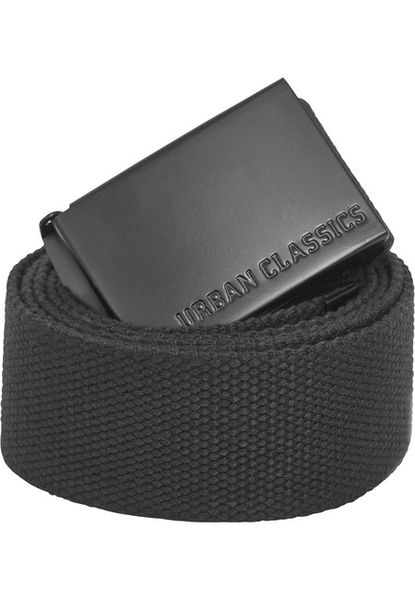 Urban Classics Canvas Belts black/black