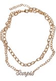 Urban Classics Diamond Zodiac Golden Necklace scorpio