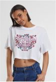 Urban Classics Hotter Delusion Ladies Short Overized Tee white