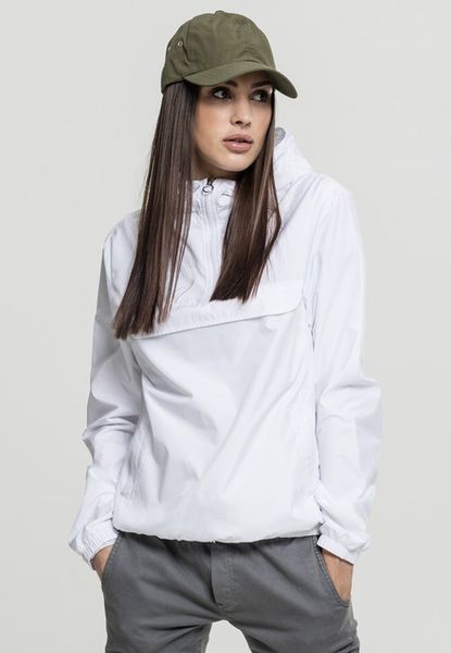 Urban Classics Ladies Basic Pull Over Jacket white