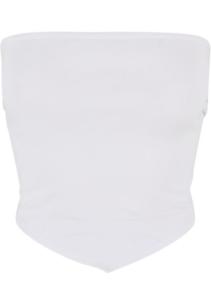 Urban Classics Ladies Knotted Bandeau Top white