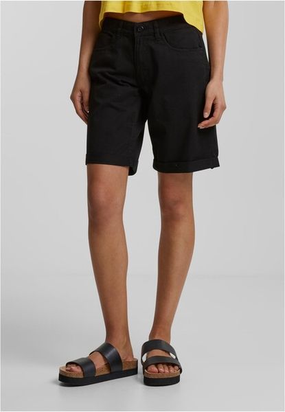Urban Classics Ladies Organic Cotton Bermuda Pants black