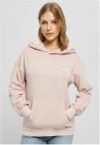 Urban Classics Ladies Small Embroidery Terry Hoody pink