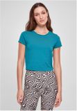 Urban Classics Ladies Stretch Jersey Cropped Tee watergreen