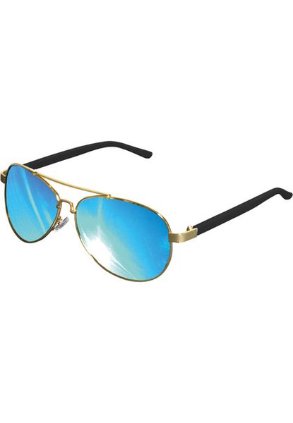 Urban Classics Sunglasses Mumbo Mirror gold/blue