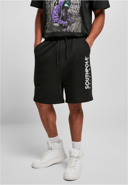 Southpole Basic Sweat Shorts black - L